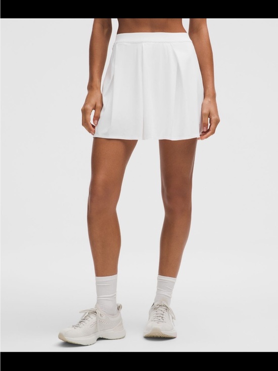 lululemon athletica Dresses & Skirts - Lululemon angle pleat high-rise tennis skirt - size medium. Worn once!